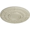 Ekena Millwork Dauphine Ceiling Medallion (Fits Canopies up to 13 1/4"), 33 7/8"OD x 1 3/8"P, Clear Yellow CM33DACYF - alternate 2